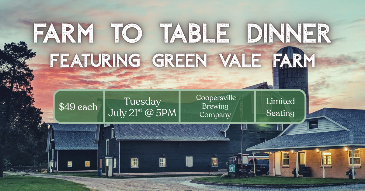Farm to Table Dinner featuring Green Vale Farm